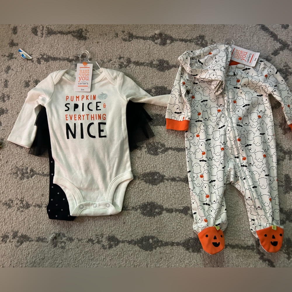 Two Carter’s Halloween Outfits